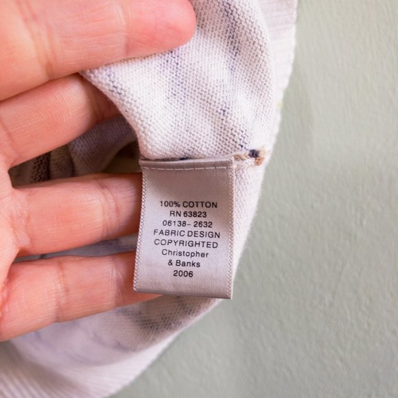 Christopher & Banks Short Sleeve cardigan Womens Size M Floral Print Brown Green - Picture 8 of 9